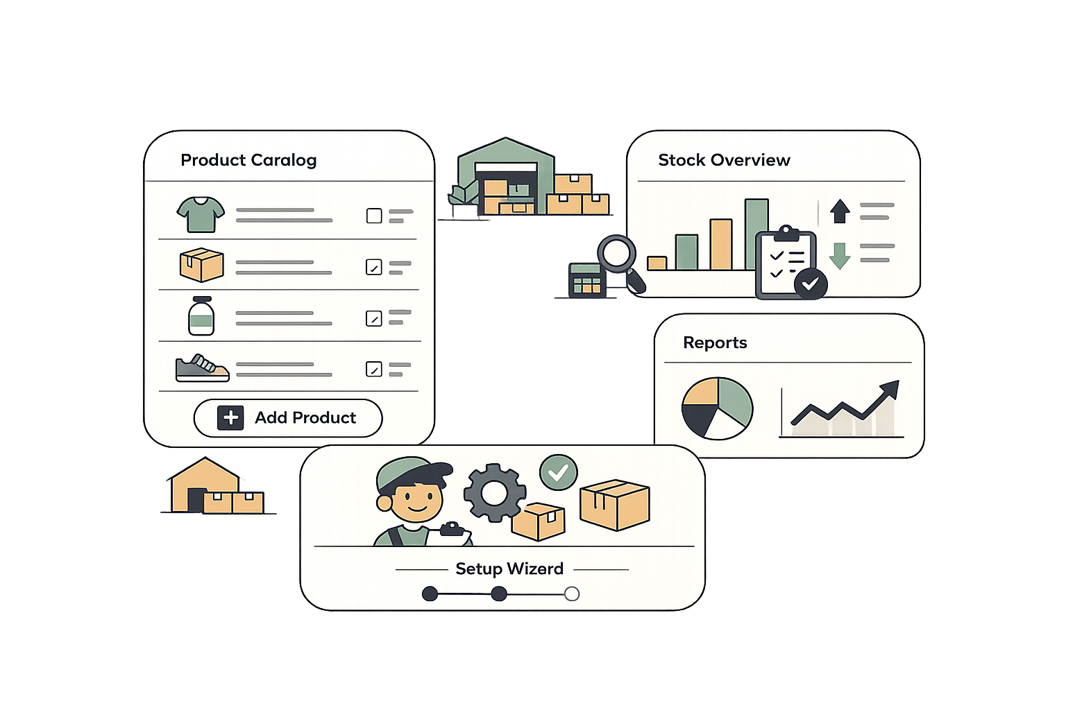 Simple inventory management software for startups with easy-to-use interface