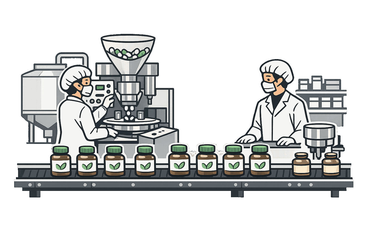 Fiddle nutraceutical and consumable product manufacturing software dashboard