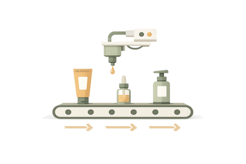 Fiddle GMP batch record for cosmetics manufacturing